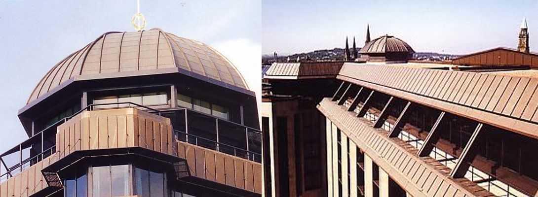 copper roof